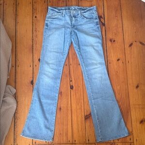 Classic Light Blue Flare Jeans